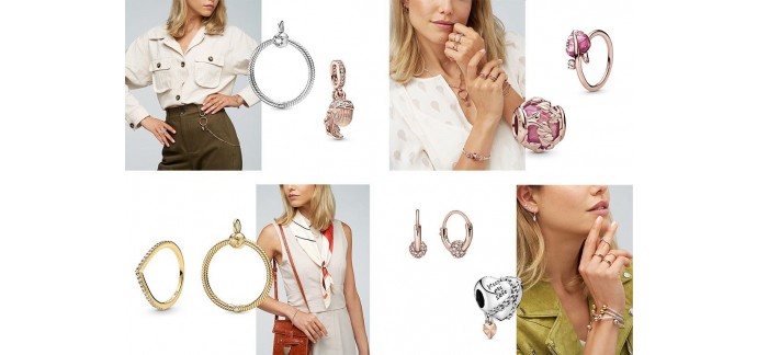 Elle: Un Pendentif O Pandora Moments en argent et sa chaîne en argent 