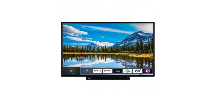 Cdiscount: TOSHIBA 49L2863DG TV LED Full HD - 49" (125 cm) - Smart WIFI Bluetooth à 299,99€ au lieu de 449€