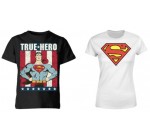 Zavvi: 2 t-shirts DC Comics pour 20€