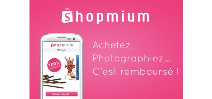 Shopmium: Shopmium, l'application mobile qui vous rembourse une partie de vos courses