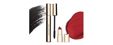 Clarins: 2 essentiels make-up (un mascara et un rouge à lèvre) offerts dès 60€ d'achat