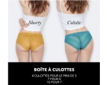 Etam: Boîte à culottes : 4 culottes pour le prix de 3, 7 pour 5 ou 10 pour 7