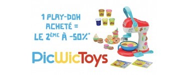 PicWicToys: 1 pâte à modeler Playdoh achetée = la 2ème à -50%