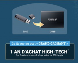 Rue du Commerce: 1 an d'achat de produits High Tech à gagner