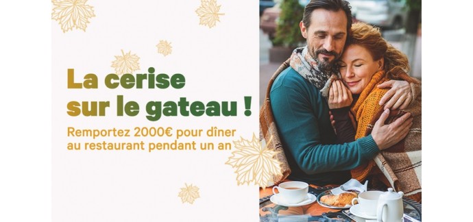 Groupon: Une année de dîners au restaurant (valeur 2000€) à gagner