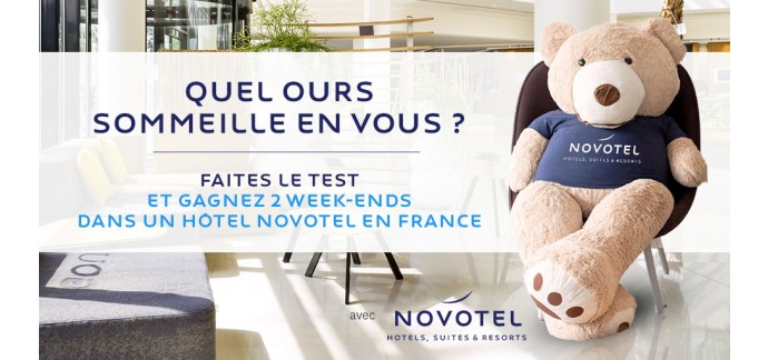 Psychologies Magazine: 2 week-end dans un hôtel Novotel en France à gagner