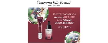 Elle: Le serum énergisant intégral et l'essence dépolluante protectrice SOTHYS  