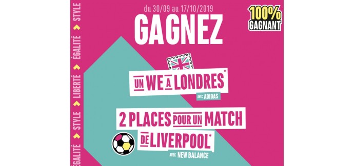 Chausport: Un week-end à Londres pour assister à un match de Liverppol et un set de voyage Lacoste à gagner