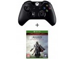 Auchan: Manette Sans Fil Edition Black New Xbox One + Assassin's Creed Ezio Collection à 59,99€
