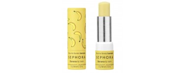 Sephora: Baume à lèvres Banane Sephora Collection à 2,49€