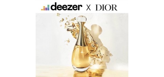 Sephora: 2 mois d'abonnement Deezer Premium. offerts dès l'achat d'une eau de parfum Dior J'adore