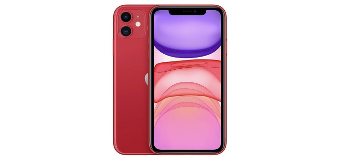 Amazon: Apple iPhone 11 - 64 Go - (PRODUCT)RED à 749€