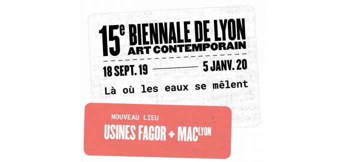 UGC: Un week-end à Lyon pour 2 personnes pour visiter la Biennale d'Art Contemporain à gagner