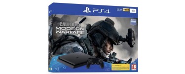 Cdiscount: PS4 Slim 1To Noire + Call of Duty Modern Warfare IV à 279,99€