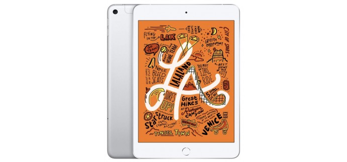 Amazon: Apple iPad mini Wi-Fi + Cellular 256GB - Argent à 611,99€