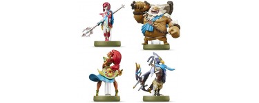 Fnac: Pack de 4 Figurines Amiibo The Legend of Zelda Breath of the Wild à 49,99€