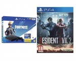 Amazon: Pack PS4 500 Go Slim Noire + Bonus Fortnite + Resident Evil 2 à 229,99€