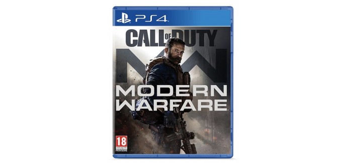 Amazon: Call of Duty Modern Warfare sur PS4 à 35,66€