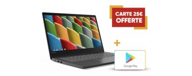 Fnac: Une carte Google Play de 15€ ou 25€ offerte pour l'achat d'un PC Google Chromebook