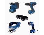 Auchan: Pack de 4 outils HYUNDAI sans fil (1 perceuse,1 scie sauteuse,1 ponceuse et 1 lampe) à 99,99€
