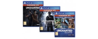 Cdiscount: Pack Saga Uncharted en version PlayStation Hits (3 jeux) à 44,99€