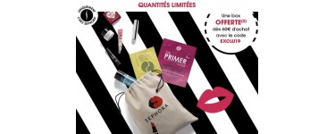 Sephora: 8 mini produits offerts dès 60€ d'achat