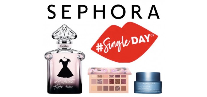 Sephora: Single Day Sephora : -25% sur les parfums, -30% sur une sélection de soin et -25% sur du maquillage