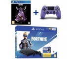 Cdiscount: Console PS4 500Go + Manette DualShock V2 Purple + Fortnite Feu Obscur + Voucher Fortnite à 359,99€