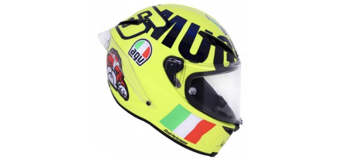 Speedway: 1 casque moto Corsa R dédicacé par Valentino Rossi à gagner en commandant un produit AGV ou Dainese