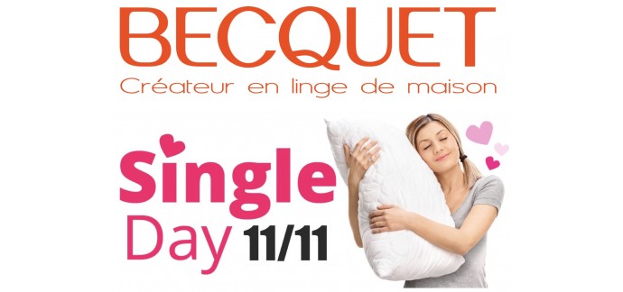 Becquet: 50€ de réduction dès 130€ d'achat + livraison gratuite pour le Singles Day