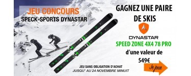 Speck Sports: Gagnez une paire de skis