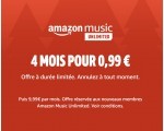 Amazon: 4 mois d'abonnement à Amazon Music Unlimited pour 0,99€ au lieu de 39,96€