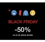 Celio*: 50% de remise sur le 2ème article pour Black Friday