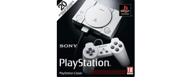 Micromania: Console Sony PlayStation Classic avec 20 jeux à 20€ au lieu de 59.99€