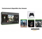 Amazon: Pack console Xbox One X + 2e Manette + 4 jeux (Division 2, Resident Evil, HellBlade et GOW 4) à 399€