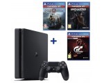 Cdiscount: Console PS4 500Go Châssis F - Reconditionnée à neuf par Sony + 3 jeux Playstation Hits à 184,99€
