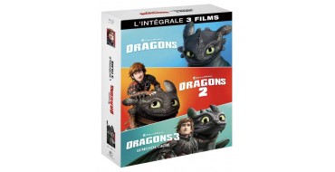 Fnac: L'intégrale 3 Films Dragons Blu-ray + Digital à 9,99€