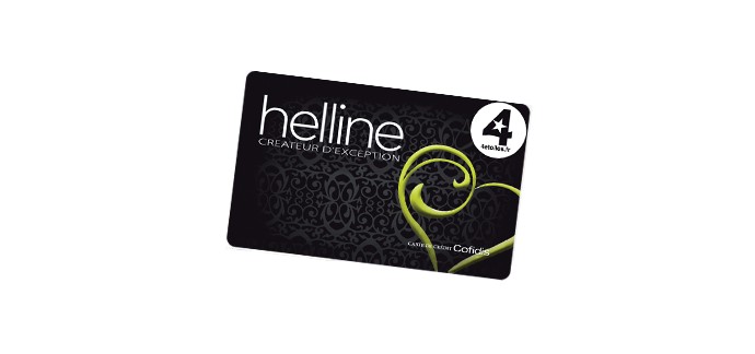 Helline: Paiement en 3x sans frais dès 200€ d'achats pour les titulaires de la carte Helline 4 étoiles