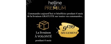 Helline: [helline Premium] Livraison gratuite sur toutes vos commandes pendant 6 mois pour 9,99€
