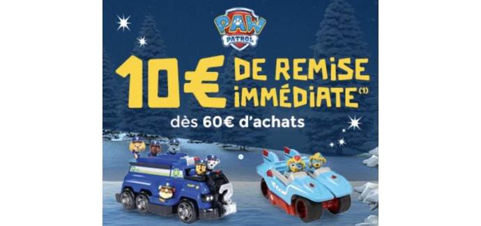 PicWicToys: 10€ de remise dès 60€ d'achat de jouets Pat'Patrouille