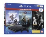 Fnac: Pack PS4 Slim 1To + God of War + Horizon Zero Dawn + The Last of Us Remastered à 299,99€