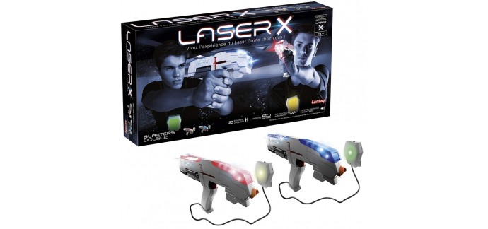 Amazon: Laser Game Laser X de Lansay Double 88016 à 38,99€