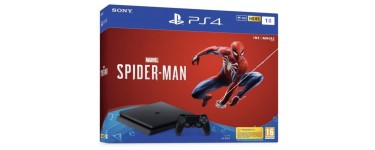 Cdiscount: Pack PS4 1To Noire + Marvel's Spider-Man à 249.99€ au lieu de 359.98€