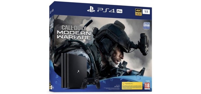 Rakuten: 1 console PS4 Pro avec le jeu Call of Duty Modern Warfare à gagner