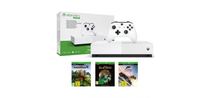 Lyly's Family: 1 console Xbox One S All Digital 1 To Blanc à gagner