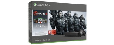 Darty: Pack Xbox One X 1 To + le jeu Gears 5 à 261,51€