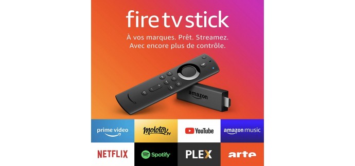 Amazon: Lecteur multimédia Fire TV Stick avec télécommande vocale Alexa à 24,99€ ou 44,99€ en 4K