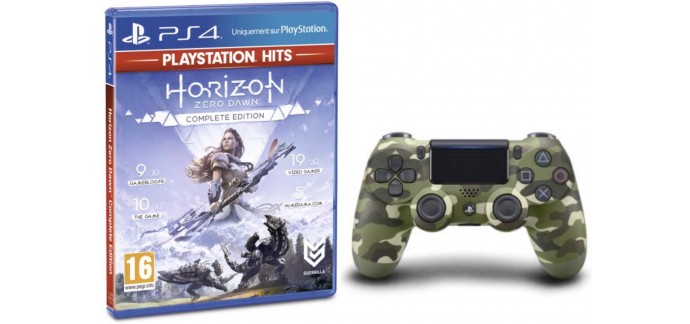 Fnac: Une manette PS4 + un jeu Playstation Hits au choix pour 49,99€