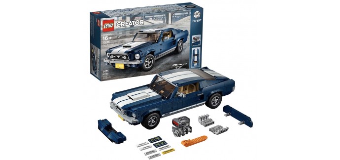 Fnac: Ford Mustang GT Année 1960 LEGO Creator 10265 à 118,99€