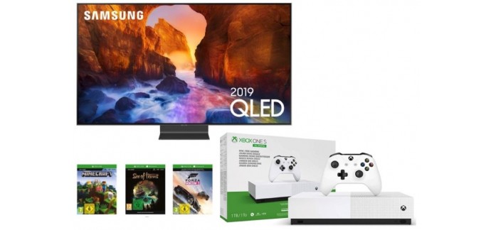 Fnac: Une TV Samsung QLED achetée parmi une sélection = une console Xbox One all digital pour 1€